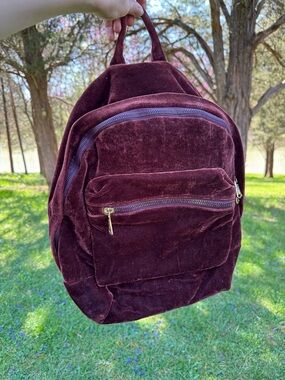Aimee Kestenberg Velvet Backpack
